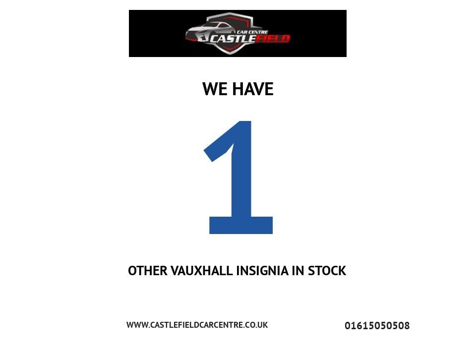 VAUXHALL INSIGNIA 2.0 CDTi ecoFLEX SRi VX Line Hatchback 5dr Diesel Manual Euro 5 (s/s) (140 ps)